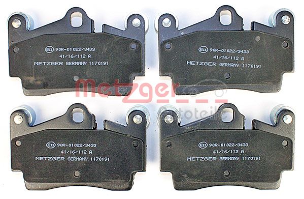 METZGER 1170191 Bremsbelagsatz, Scheibenbremse